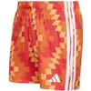 Image de adidas Homme Football-Inspired Graphic Swim 5 inch Swimwear, Ice Tangerine/White, M