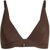 Image de adidas Damen ICONISEA Ribbed Padded Triangle Bikini Top, Aurora Coffee, 30