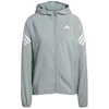 Image de adidas Damen ADI365 Running Iconic Hooded Jacket, Wonder Sage, M