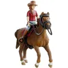 Image de schleich Horse Club | Hannah & Cayenne 42711 | Figurine articulée | avec Accessoires pour Cheval | Superbe Cadeau pour Filles et garçons | Jouet équestre dès 5 Ans | 6 pièces