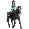 Image de schleich Horse Club | Lisa & Storm 42712 | Figurine articulée | avec Accessoires pour Cheval | Superbe Cadeau pour Filles et garçons | Jouet équestre dès 5 Ans | 6 pièces