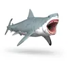Image de schleich Dinosaurs | Megalodon 15055 | Figurine réaliste de Requin préhistorique avec Peau cicatrisée | Jouet éducatif dès 3 Ans | Cadeau pour garçons, Filles et collectionneurs | 28 x 11 x 12 cm