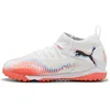 Image de PUMA Mixte Enfant Future 8 Match TT + Mid Jr, Puma Puma Blanche Noire Rouge Éclatante, 35 EU