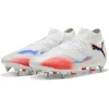 Image de PUMA Future 8 Pro Mxsg Chaussures de Football Unisexes, Puma PUMA Blanche, Noire, Rouge éclatante, 44.5 EU