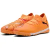 Image de PUMA Chaussures de Football Future 8 Match TT Unisexe 45, Heat Fire Black Ravish Orange Pink