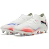 Image de PUMA Chaussure de Football Future 8 Match MxSG Unisexe 40.5, White Black Glowing Red