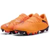 Image de Puma Chaussures de Football Unisexe Future 8 Match Low FG/AG, Heat Fire Black-Ravish, 39 EU, Heat Fire Puma Black Ravish, 40 EU