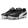 Image de PUMA Chaussures de Football King Liga Mxsg Unisexes, Puma Black Puma White Puma Silver, 46 EU