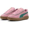 Image de Puma Baskets Puma Club Klassika pour Femme, Pinkscape Wild Green Puma Gold, 37 EU