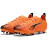 Image de PUMA Chaussures de Football Ultra 6 Pro FG/AG Enfant et Adolescent 33, Heat Fire Black Glowing Red Orange