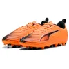 Image de PUMA Mixte Enfant Ultra 6 Play MG Jr Chaussure de Football, Heat Fire Noir/Rouge Brillant, 30 EU
