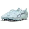 Image de Puma Ultra 6 Play FG/AG Chaussures de Football pour Enfant, ICY Blue Puma White Blue Jewel, 36 EU