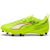 Image de PUMA Ultra 6 Play FG/AG JR Chaussures de Football, Yellow Alert Black-Glowing Red-Lime Squeeze, 35 EU, Yellow Alert PUMA Squeeze Squeeze Noir/Rouge, 35 EU