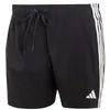 Image de adidas Homme 3 Stripes Swim 5 inch Swimwear, Black/White, M