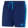 Image de adidas Homme 3 Stripes Swim 5 inch Swimwear, Dark Blue/Bright Blue, XS