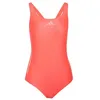Image de adidas Femme 3 Stripes C-Back Swimsuit Swimwear, Solar Turbo/Frozen Turbo, 42