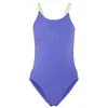 Image de adidas Femme Ripstream 3-Stripes Tie Back Swimsuit Swimwear, Solar Purple, 44