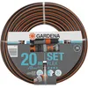 Image de Gardena Tuyau de Comfort FLEX 13 mm (1/2 Pouce), 20 m avec pièces système: tuyau de jardin flexible et flexible avec profil de puissance, pression de 25 bars (18034-88)