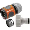Image de GARDENA 18285-20 plastique Raccord de robinet raccord enfichable, Ø 13 mm (1/2), Ø 15 mm (1/2), 24,2 mm (3/4) (filet int.), 26,44 mm (3/4) (filet ext.), M22 IG