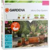 Image de Gardena Kit d'arrosage goutte-à-goutte pour plantes en pots M : système Micro-Drip pratique pour 7 plantes en pot et 3 jardinières, arrosage économe en eau (13001-20)