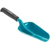 Image de Grand transplantoir de Gardena : pelle universelle pour planter et replanter de grandes plantes, en acier de qualité, protégé contre la corrosion, largeur de travail 12 cm (8953-20)