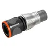 Image de Raccord d'arrosage de tuyau Premium 13 mm (1/2'') - 15 mm (5/8 Pouce) de Gardena : adaptateur pour robinets, résistant au gel (18255-50)
