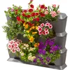 Image de Gardena NatureUp! Kit de base vertical : mur végétal pour la végétalisation verticale de balcons/terrasses/cours intérieures, kit de base de 9 plantes, résistant aux intempéries (13150-20)