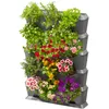 Image de Gardena NatureUp! Kit de base vertical avec arrosage : mur végétal pour la végétalisation de balcons/terrasses/cours intérieures, kit de pour 15 plantes, système enfichable simple (13151-20)