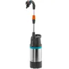 Image de Pompe pour tonneau de pluie 4700/2 inox automatique GARDENA Bundle; filtre, débit 4700 l/h, vanne de régulation; contient pompe pour tonneau 4700/2 inox automatique et tuyau Classic 13mm(1/2") 20m