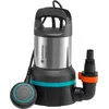Image de Ppe évac sub 11000 Gardena : Pe débit 11 000 l/h, com flot opt fonction continu, aspi plat j 2 mm, sy rac rap 450 W (09032-20)