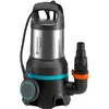 Image de Ppe d’évac sub 25000 Gardena : Ppe sub ac débit 25 000 l/h, fonc auto, comr flot ac fonction continu, partic saleté 38 mm;sys rac rapide, 1 100 W (9046-20)