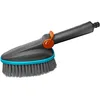 Image de Gardena Cleansystem Brosse de Lavage à Main M Souple réglable : Brosse de Nettoyage avec raccord de Tuyau, Petites Zones sensibles, Utilisation d'une Seule Main, avec débit réglable (18842-20)