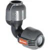 Image de Jonction en L 25 mm de Gardena : raccord de tuyau pour changement de direction du tuyau de pose, 25 mm, compatible avec les tuyaux de pose 25 mm de Gardena, montage sans outils (2773-20)