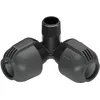 Image de Raccord d'angle mâle de Gardena : raccord pour raccordement de la turbine escamotable T 380 dans les coins, 25 mm x 3/4 Pouce, technologie de raccordement Quick&Easy (2783-20)