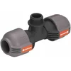 Image de Dérivation en T mâle Gardena : raccord pour arroseurs escamotables, 25 mm x 3/4 Pouce, technologie de raccordement Quick&Easy (2787-20)