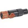 Image de Raccord darrosage GARDENA 02819-20 plastique avec vanne de régulation, avec système aquastop raccord enfichable Profi-System