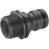 Image de Adaptateur grand débit de Gardena : raccord pour les appareils d'arrosage au système grand débit, filetage extérieur de 26,5 mm (G 3/4 Pouce) (2821-20)