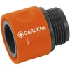 Image de GARDENA Pièce de Tube de Transition: pièce de Connexion en Tant Que Transition d'un raccord de Tuyau dans Le connecteur de Robinet, Pendant 26,5 mm (G3 / 4), z. en Tant Que Machines à Laver (2917-20)