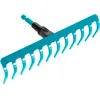 Image de Râteau de jardin Combisystem de Gardena : râteau pratique avec 12 dents, accessoire idéal pour ratisser, désherber et travailler le sol, largeur de travail 30 cm, pour tous les manches cs (3177-20)