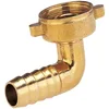 Image de Gardena Raccord d'angle en laiton: angle de laiton avec 26,5 mm (g 3/4 Pouce) - fil, pour 13 mm (1/2 Pouce) - tuyau, pour un changement facile de direction (7286-20)