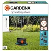 Image de Kit arroseur oscillant escamotable OS 140 de Gardena : système d'arrosage pour surfaces carrées et rectangulaires jusqu'à 140 m², installé au niveau du sol (8221-20)