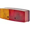 Image de Hella Feu de recul pour remorque feu arrière, feu stop, clignotant arrière, gauche 12 V, 24 V rouge