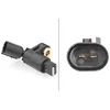Image de HELLA 6Pu 009 106-091 Capteur, Vitesse De Roue - 12V - 2Pôle