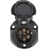 Image de HELLA Prise - 7pôle - Raccord fileté - Fiche: Type de vis - Matière plastique - noir - DIN/ISO: 1724 N-Typ - Quantité: 25 - 8JB 001 943-003