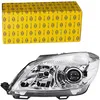 Image de HELLA 1LL 010 417-401 FF/Halogène/DE-Projecteur principal - pour p.e. Skoda Fabia II (542) - chrome - ECE - pour circulation à gauche - droite