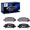 Image de HELLA 8DB 355 009-401 Kit de plaquettes de frein - avec indicateur d'usure - T1244 - pour p.e. SAAB / SUBARU