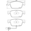 Image de HELLA 8Db 355 024-951 Kit De Plaquettes De Frein, Frein À Disque - T2549