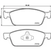 Image de HELLA 8DB 355 025-511 Kit de plaquettes de frein - non préparé pour indicateur d'usure - T2645 - pour p.e. FORD