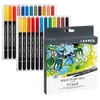 Image de Lyra Boîte De Marqueurs Aqua Brush Duo De 24 Couleurs