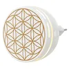 Image de PRIMAVERA Diffuseur aromatique Easy   Prise de parfum d'ambiance pour petits espaces à la maison ou en déplacement, silencieux, rapide, simple, lumière LED, fleur de vie